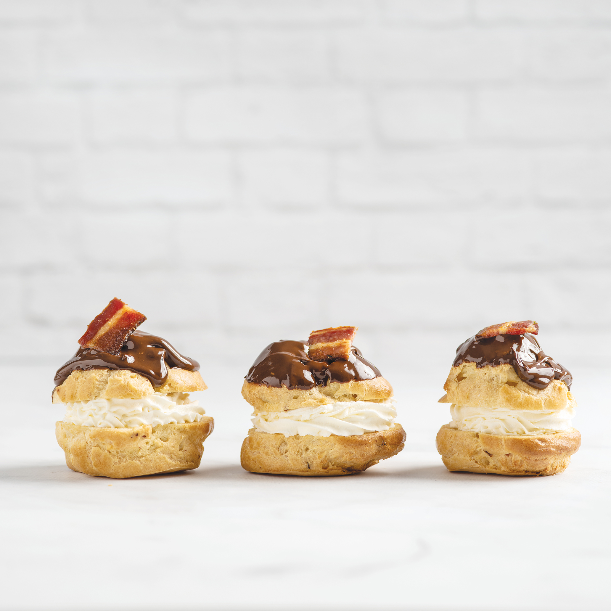 Maple & Candied Bacon Cream Puffs