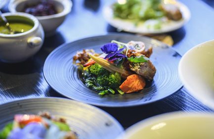 farm-to-table restaurant salad