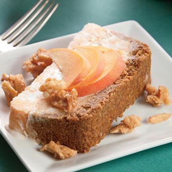 peaches and cream freezer pie