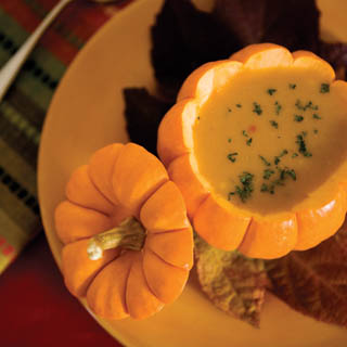 Pumpkin Pie with rum whipped cream recipe
