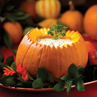 Pumpkin cheesescake dip with apples and pears recipe