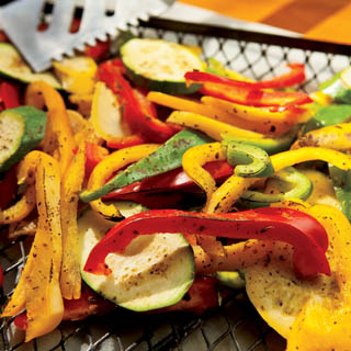 Summer Squash and Zucchini in Basket