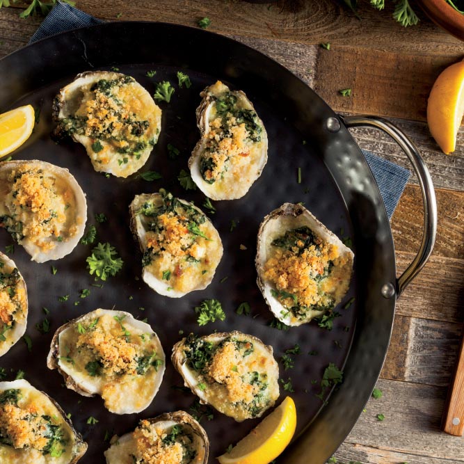 Homemade Creamy Oysters Rockefeller