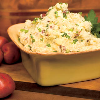 Boursin Smashed Red-Skinned Potatoes Recipe