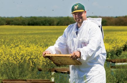 Kevin Andrews of Andrews Honey Bees