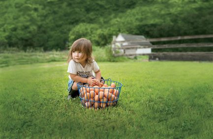 Organic Valley cute kid