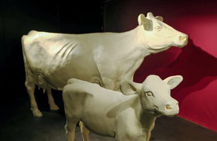 Butter Cow at Ohio State Fair