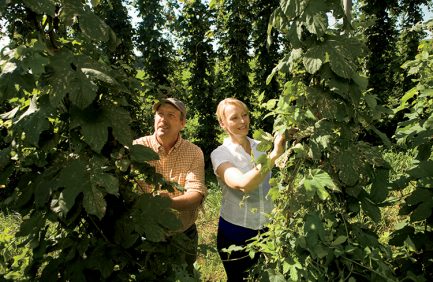 Farmers Steve Haak and his wife, Becky Olson, work toward being good stewards of the land through nutrient management plans.