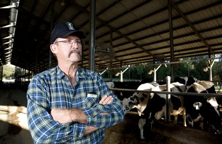 Dale McClellan, owner of M&B dairy