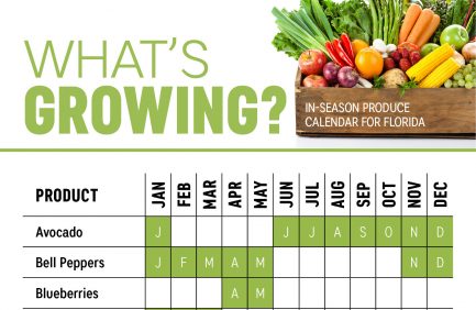 Florida produce calendar