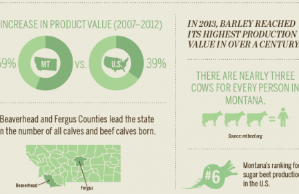 Montana Top 10 Agricultural Commodities [INFOGRAPHIC]