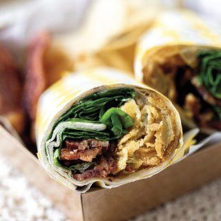 Fried green tomatoes and BLTs are Southern summer staples. Enjoy them both in a perfectly packable, handheld form with these Fried Green Tomato BLT Wraps. 🍅 🥓 Get the recipe in our bio link!⁠
📸: @jessiskitchen