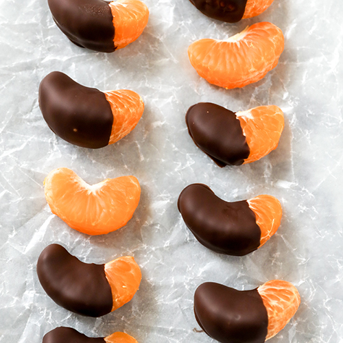Chocolate Dipped Tangerines