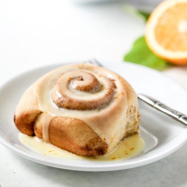 Cinnamon Rolls with Orange Glaze