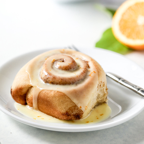 Cinnamon Rolls with Orange Glaze