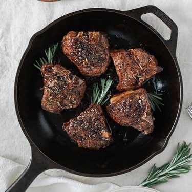 Balsamic Glazed Lamb Chops