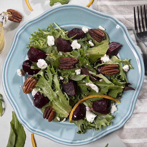 Roasted Beet Salad with Goat Cheese