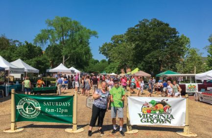 Before the pandemic, farmers markets were bustling hubs of activity.