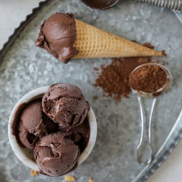 Chocolate Avocado Ice Cream