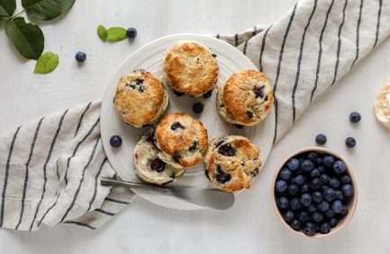 Blueberry Cream Scones