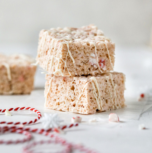 Peppermint Crispy Treats