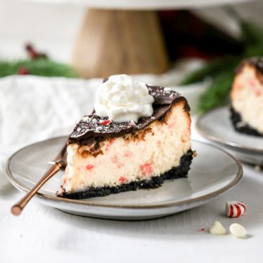 White Chocolate Peppermint Cheesecake