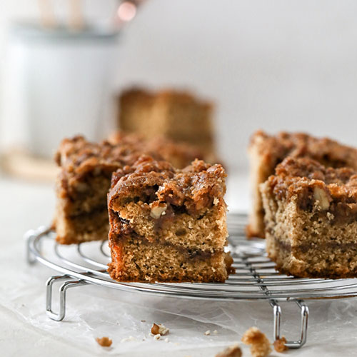 Overnight Maple Pecan Coffee Cake