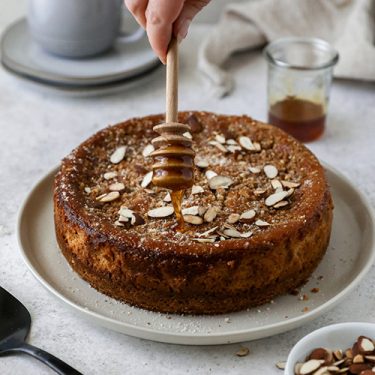 Honey Almond Cheesecake
