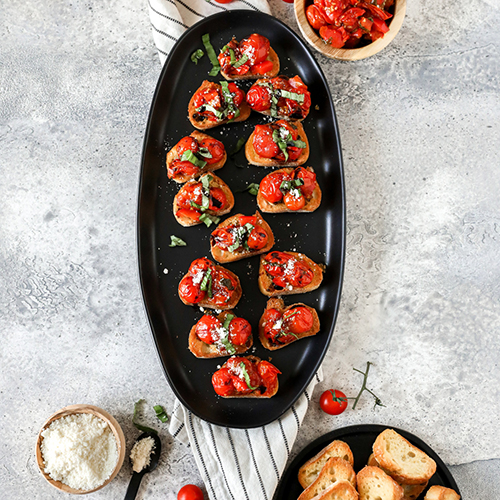 Roasted Tomato Bruschetta