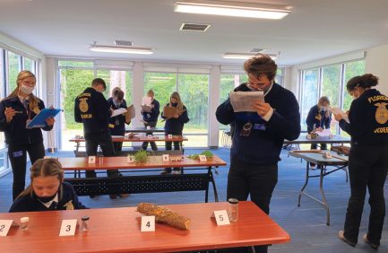 Florida FFA members compete in the 2021 State FFA Forestry Contest.