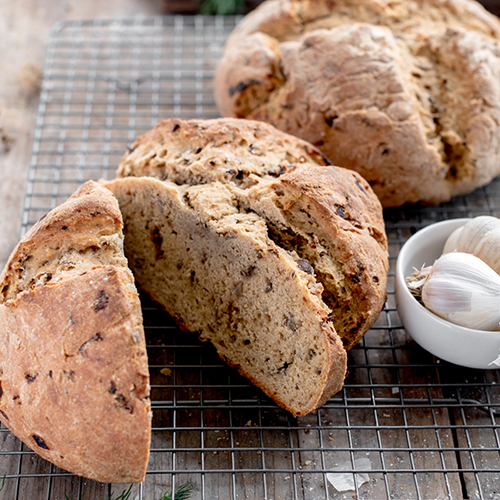 Garlic Dill Soda Bread