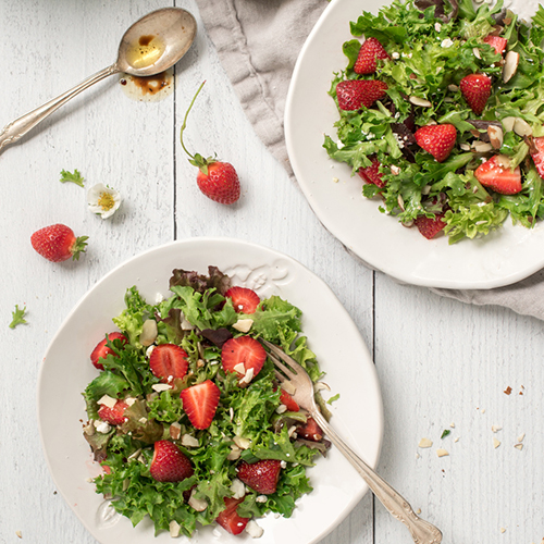 Strawberry Goat Cheese Salad