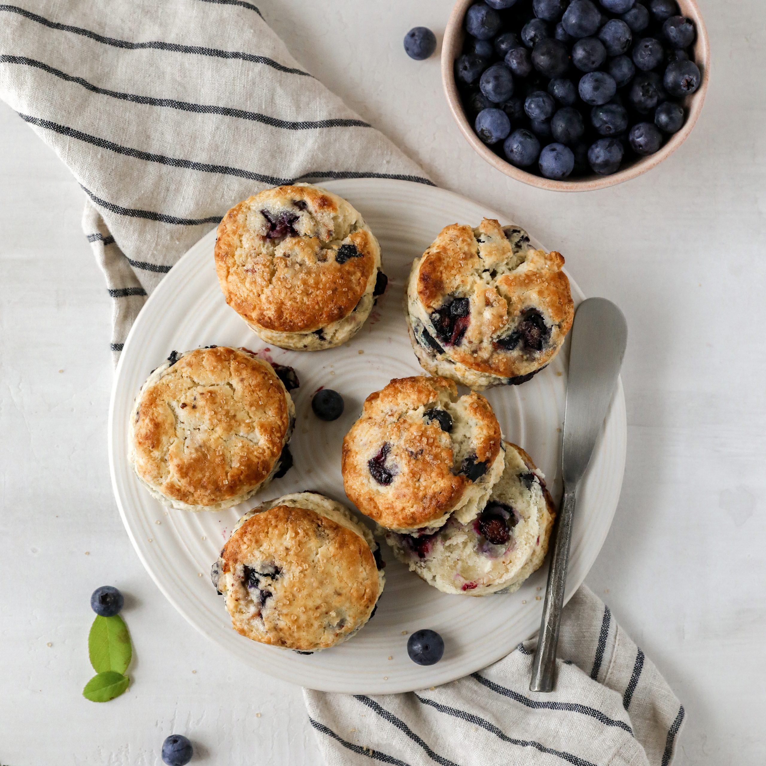 Blueberry Cream Scones