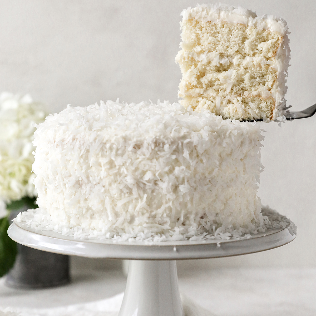 Coconut Cake with Cream Cheese Frosting