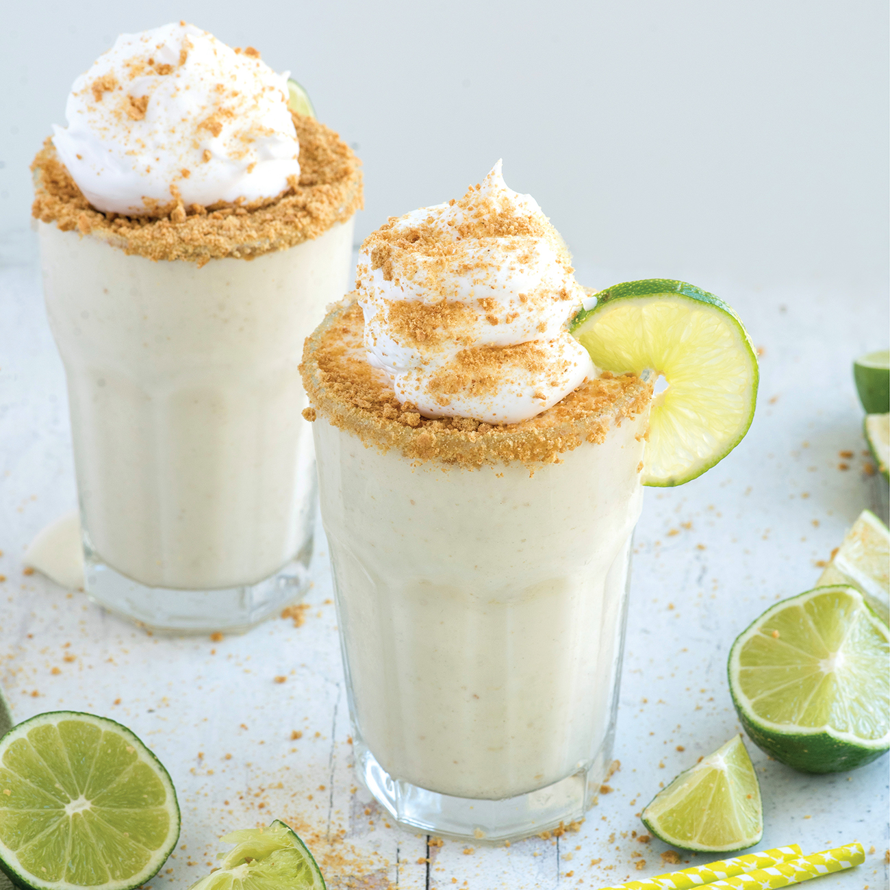 Key Lime Pie Milkshakes