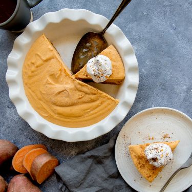 Sweet Potato Ice Cream Pie