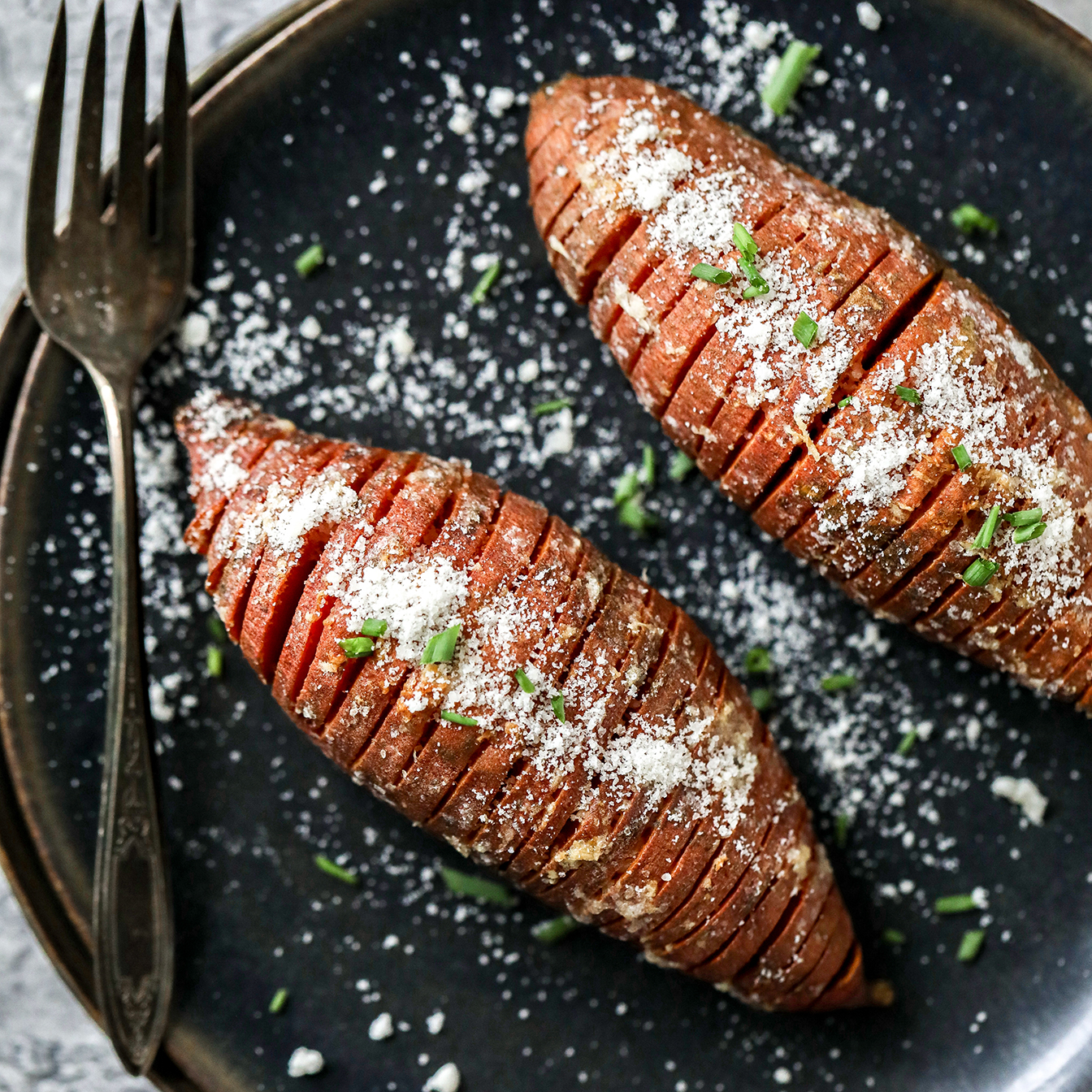 Hasselback Sweet Potatoes