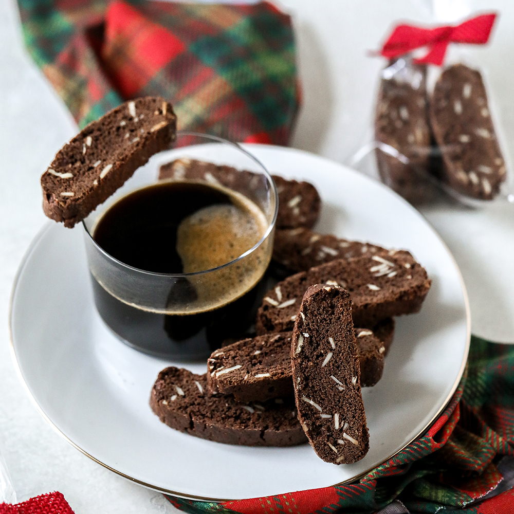 Chocolate Almond Biscotti