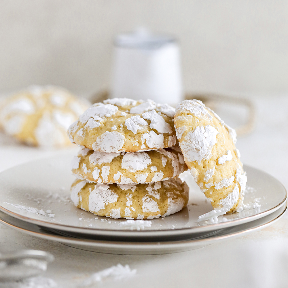 Lemon Crinkle Cookies
