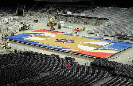 Connor Sports basketball court
