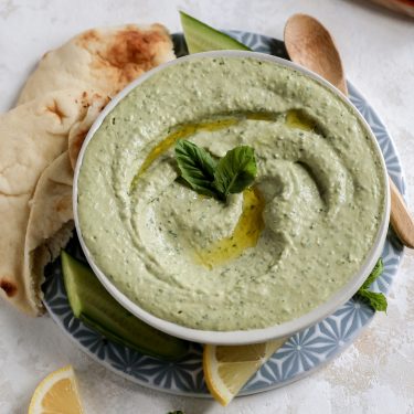 Basil and White Bean Hummus