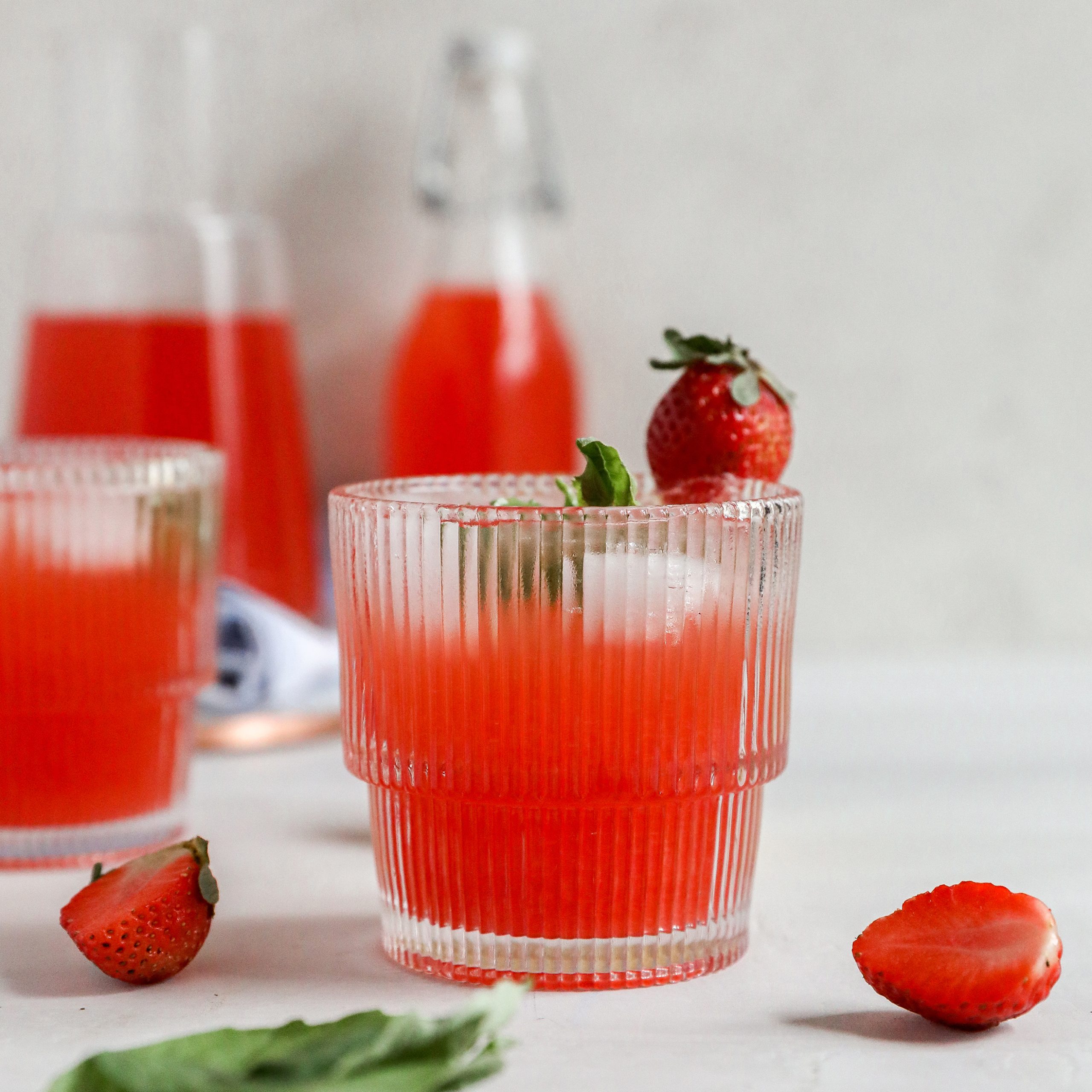 Strawberry Basil Lemonade