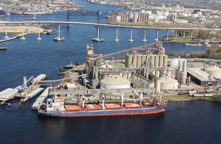 Aerial view of the Perdue AgriBusiness Chesapeake location, one of the AFID grant awardees