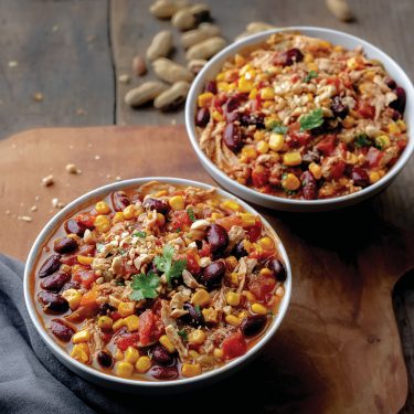 Spicy Peanut Chicken Chili
