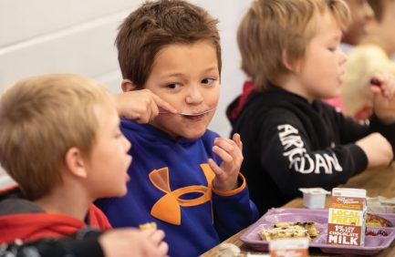 At Lincoln School District 27, local foods take center stage on the lunch menu.