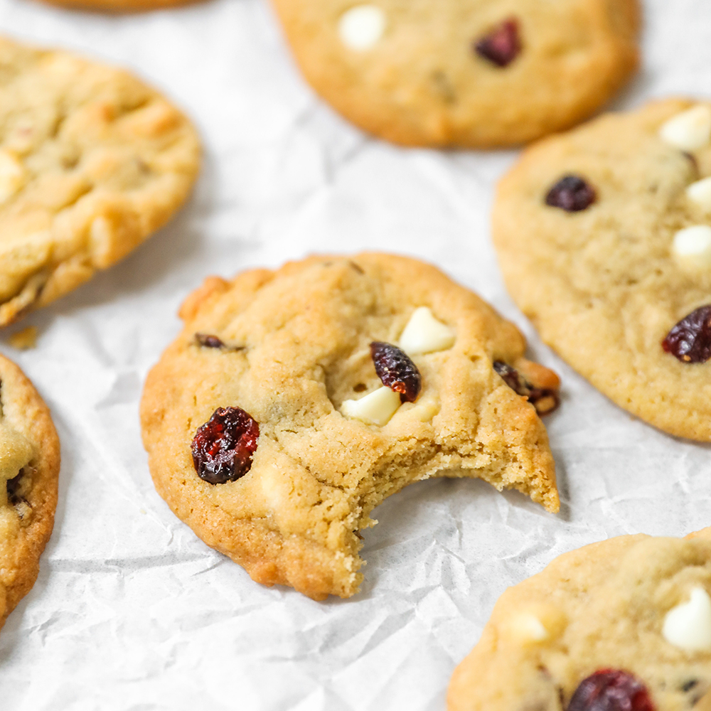 White Chocolate Chip Cranberry Cookies
