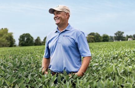 ODA director Brian Baldridge photographed on his family farm in Winchester OH.
