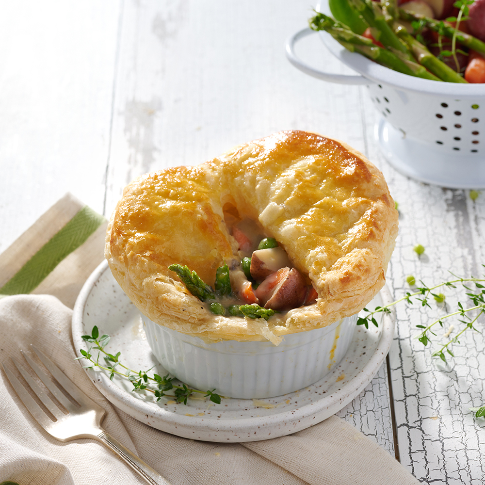 Spring Veggie Pot Pies