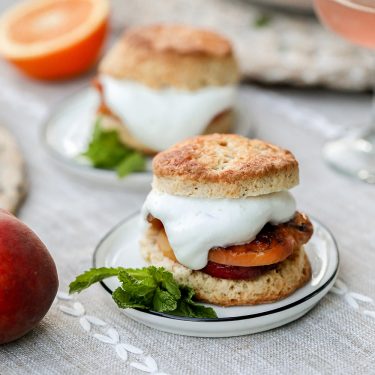 Grilled Peaches and Cream Shortcake