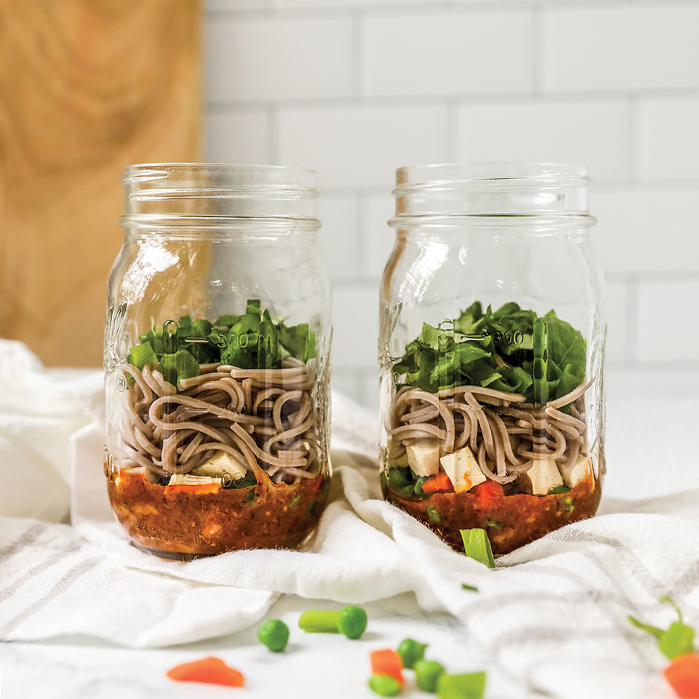 Meal Prep Noodle Soup Jars